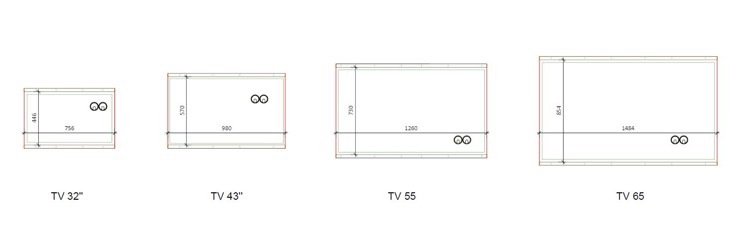 MEDIDAS TV_PLUGADAS LISTBASE - Listones verticales con base - Imagen 36