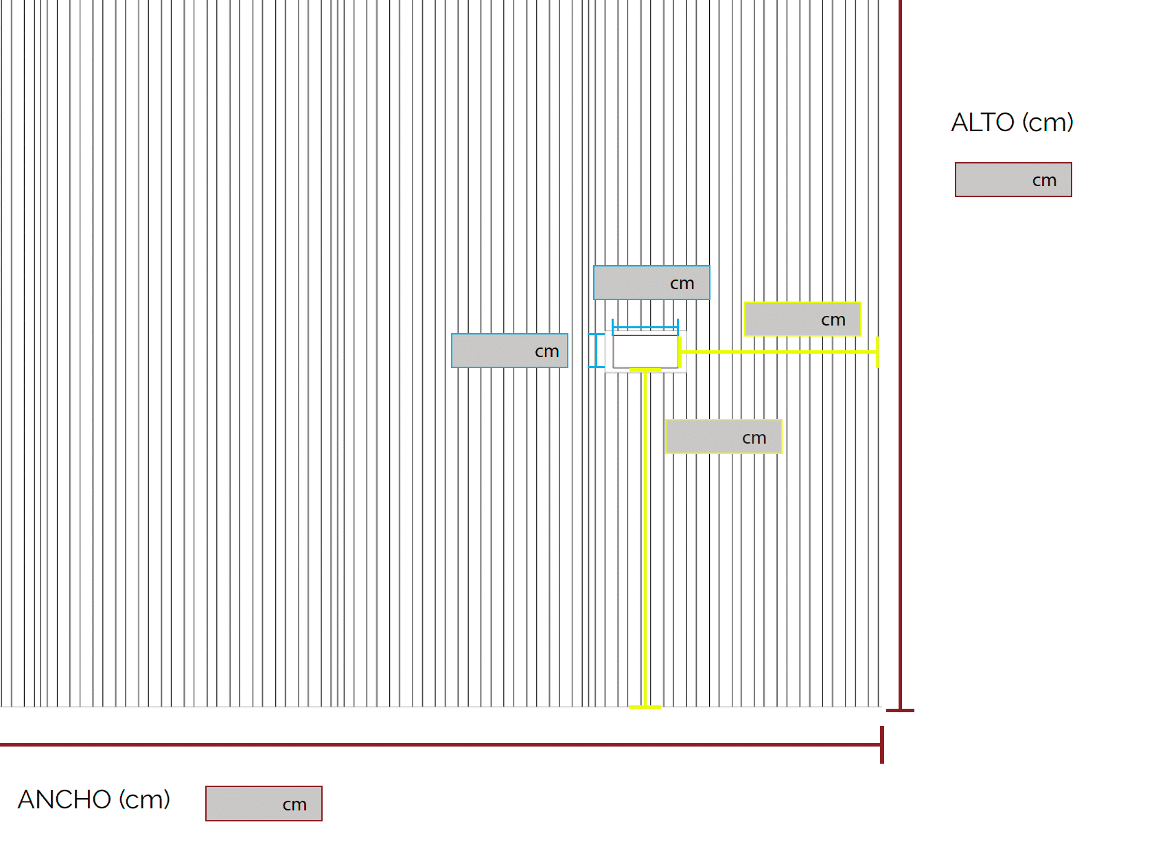 PLANTILLA-CORTES LISTWALL - Listones verticales sin base - Imagen 4