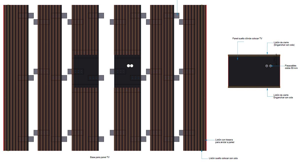 listwall_tv_3 LISTBASE - Listones verticales con base - Imagen 35