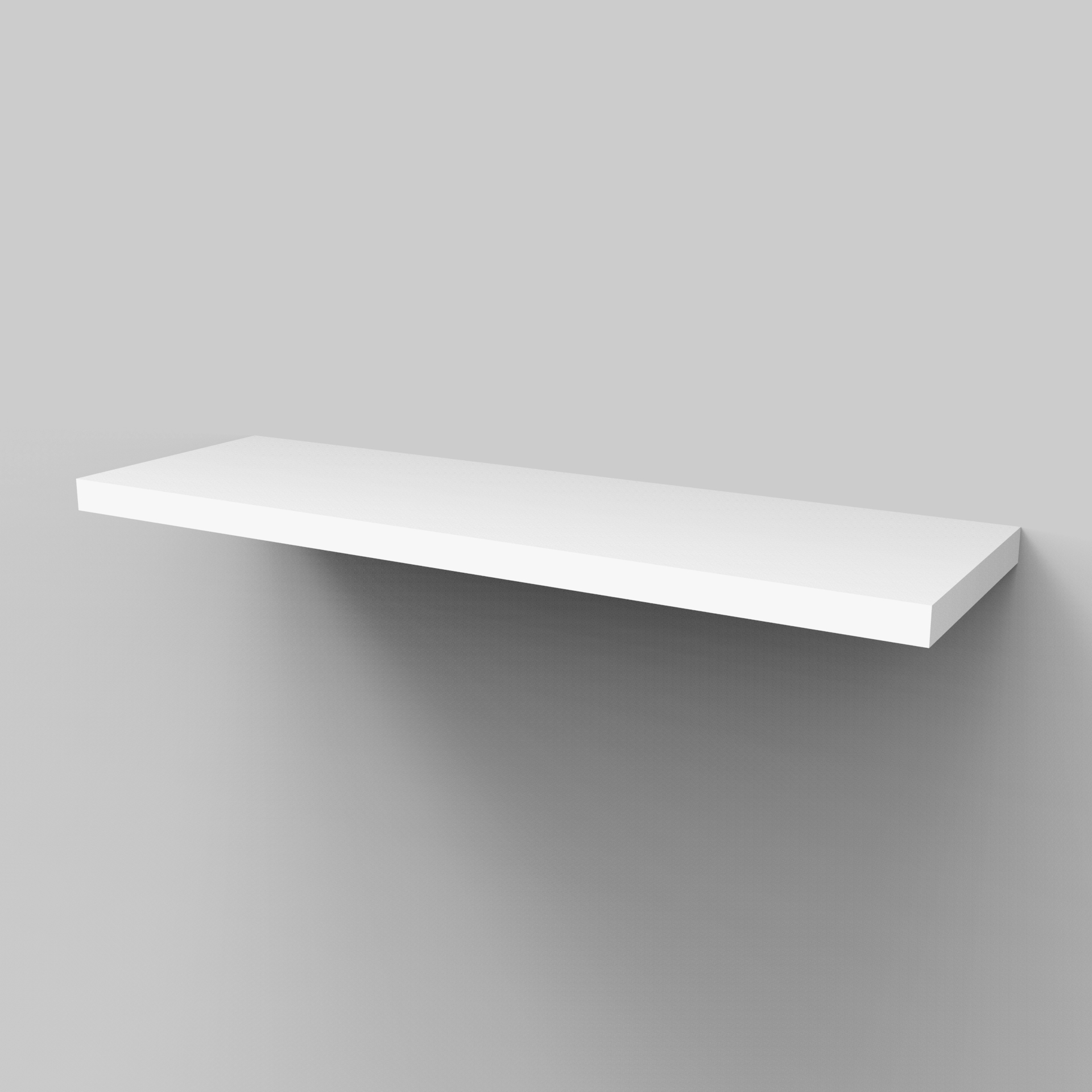 prestatge ocult blanc Balda Basic blanca 100 x 20 cm