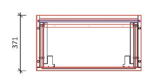 C09D_2 Mesita de noche flotante con cajón | Basic - Imagen 13