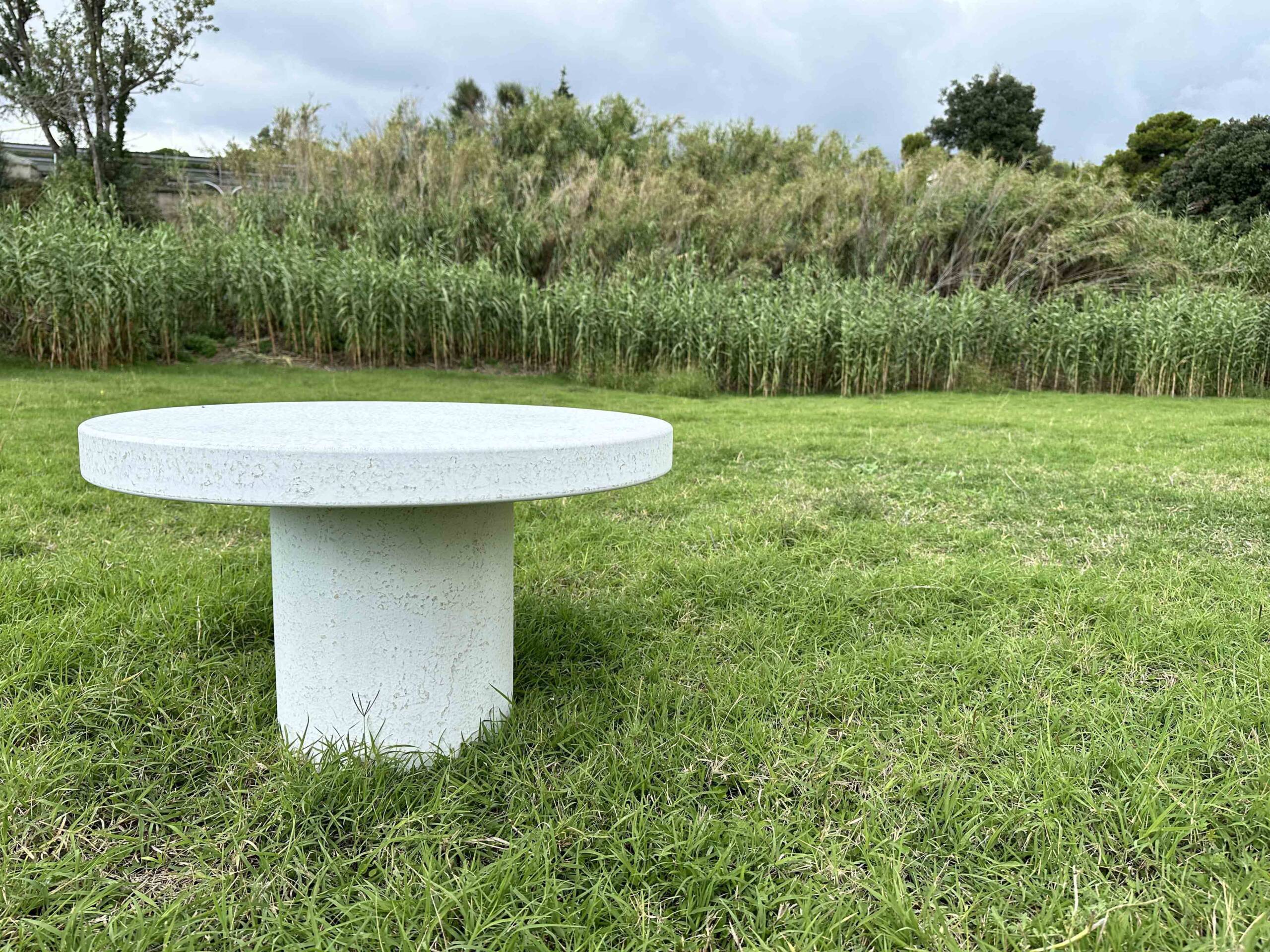 mesa de microcemento en el campo Mesa Nature de centro redonda - 70 cm - Imagen 16