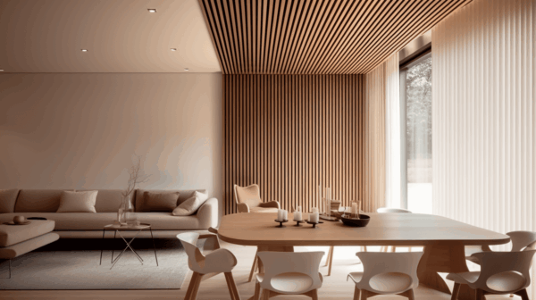 LISTHIN - Paneles con listones minimalista
