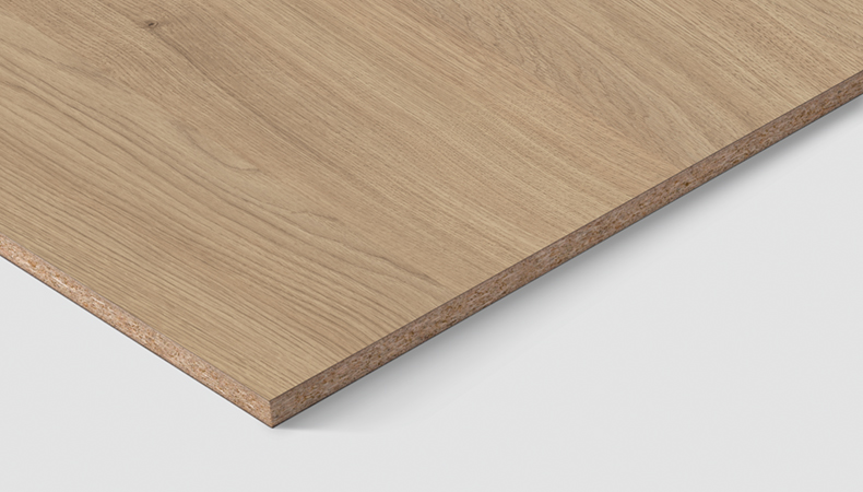 MELAMINA Balda Basic Pared con soporte oculto de 95 cm de roble Kendall - Imagen 3