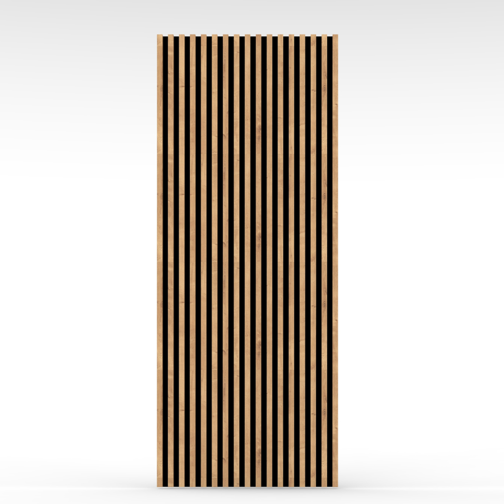 S-LIST1.2 (2) Panel de listones verticales en roble - ListBase Hamilton - Imagen 2