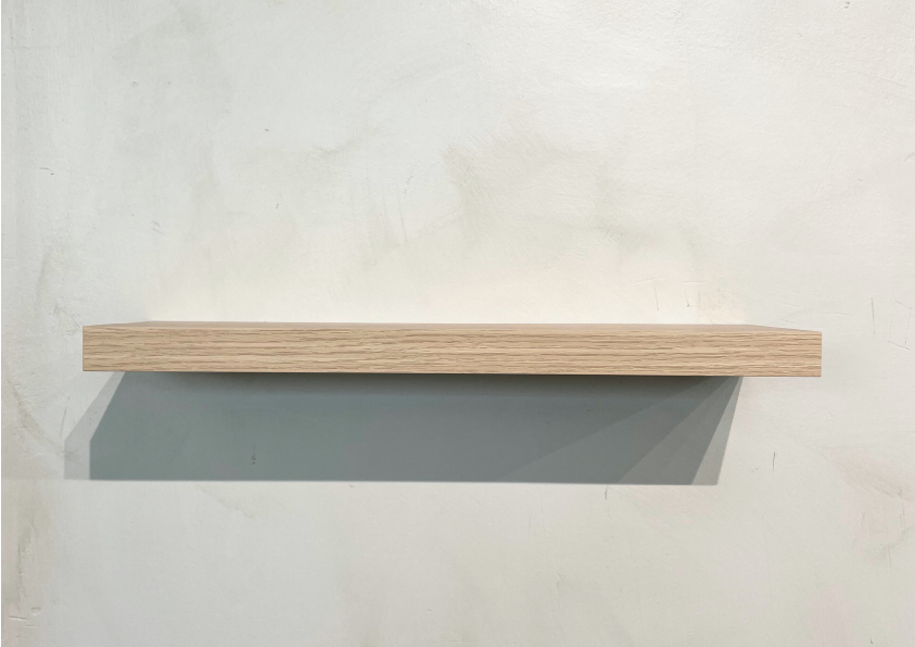 W_STOCK_B2.2-02 Balda Basic de Pared con soporte oculto | 50 cm x 15,5 cm x 3 cm - Imagen 2