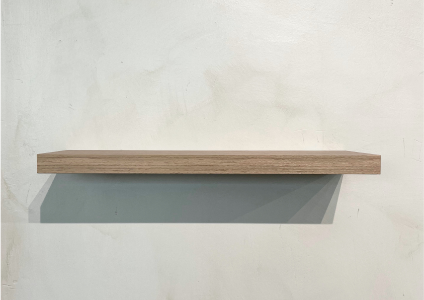 W_STOCK_B2.2-04 Balda Basic de Pared con soporte oculto | 50 cm x 15,5 cm x 3 cm - Imagen 4