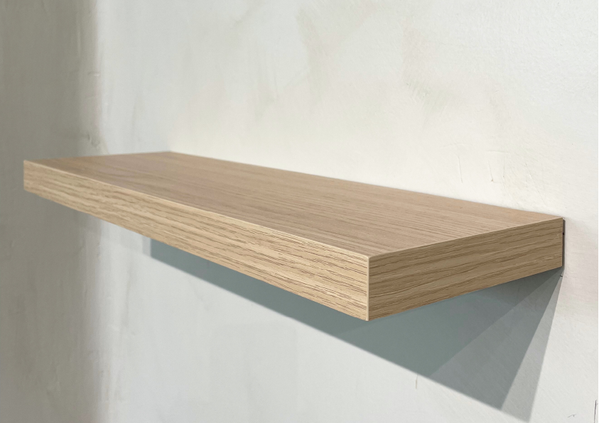 W_STOCK_B2.2-08 Balda Basic de Pared con soporte oculto | 50 cm x 15,5 cm x 3 cm - Imagen 8