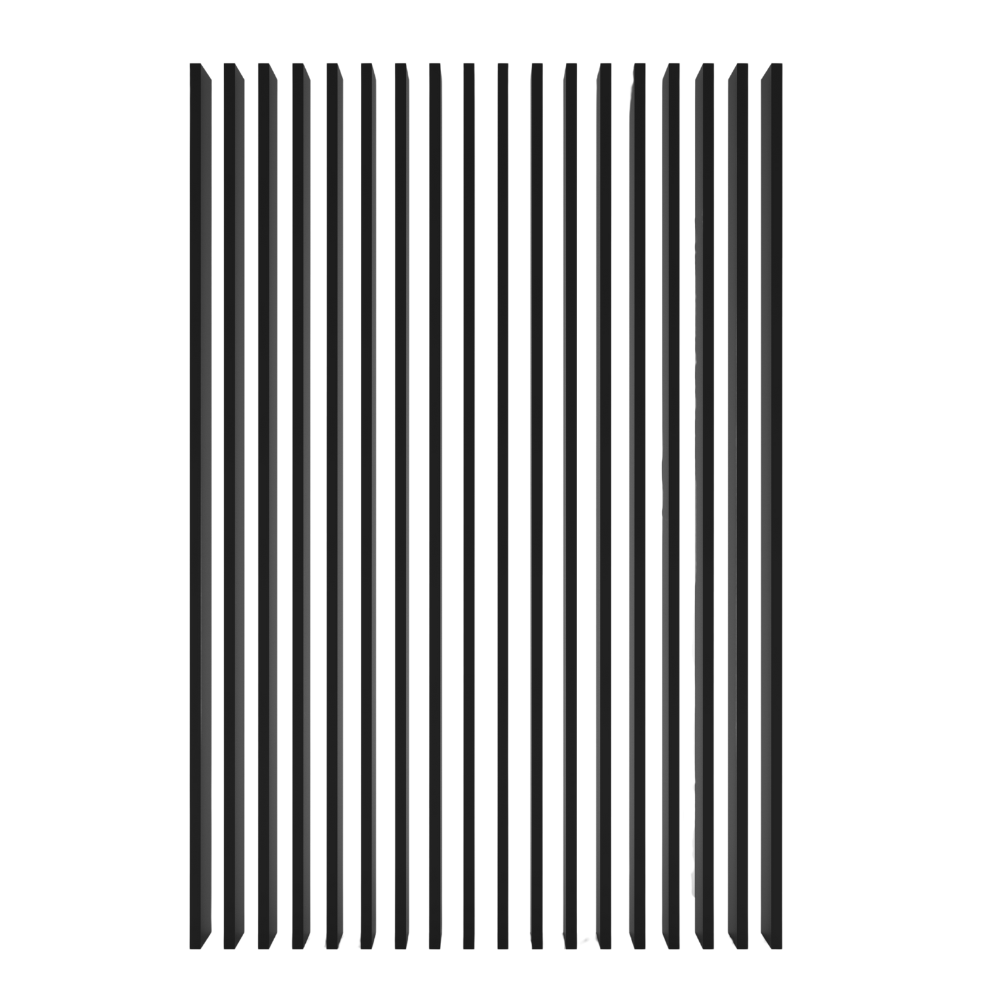 canva 2 S-SV1_3 Separador de Ambientes en Listones de Madera verticales – SepTop Fijo Negro | 160x240 cm - Imagen 4