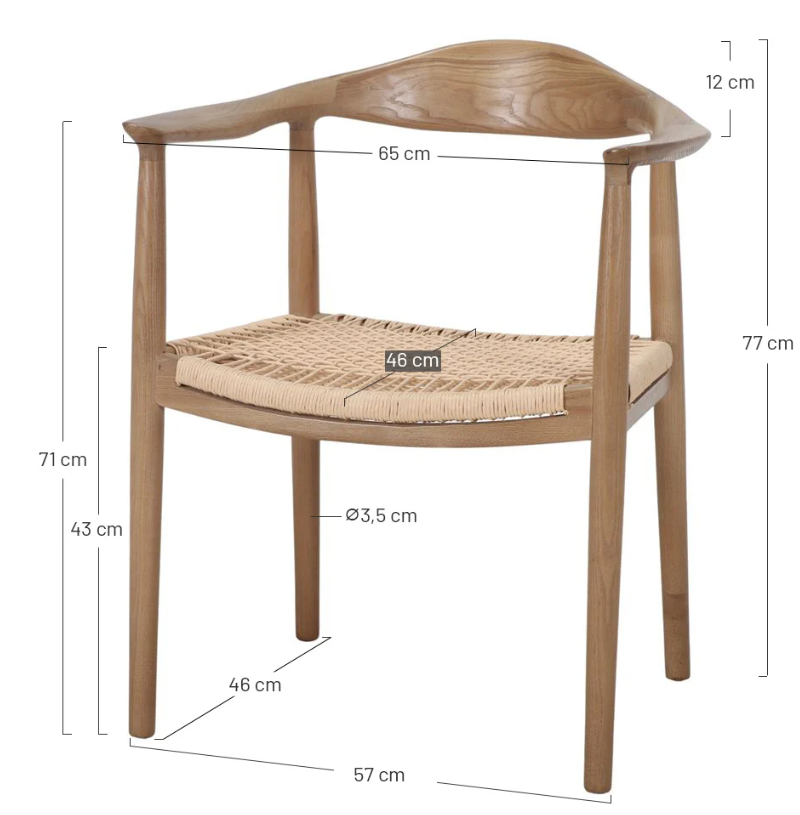 silla arlo fitxa producto Silla Luma Cuerda - Imagen 3